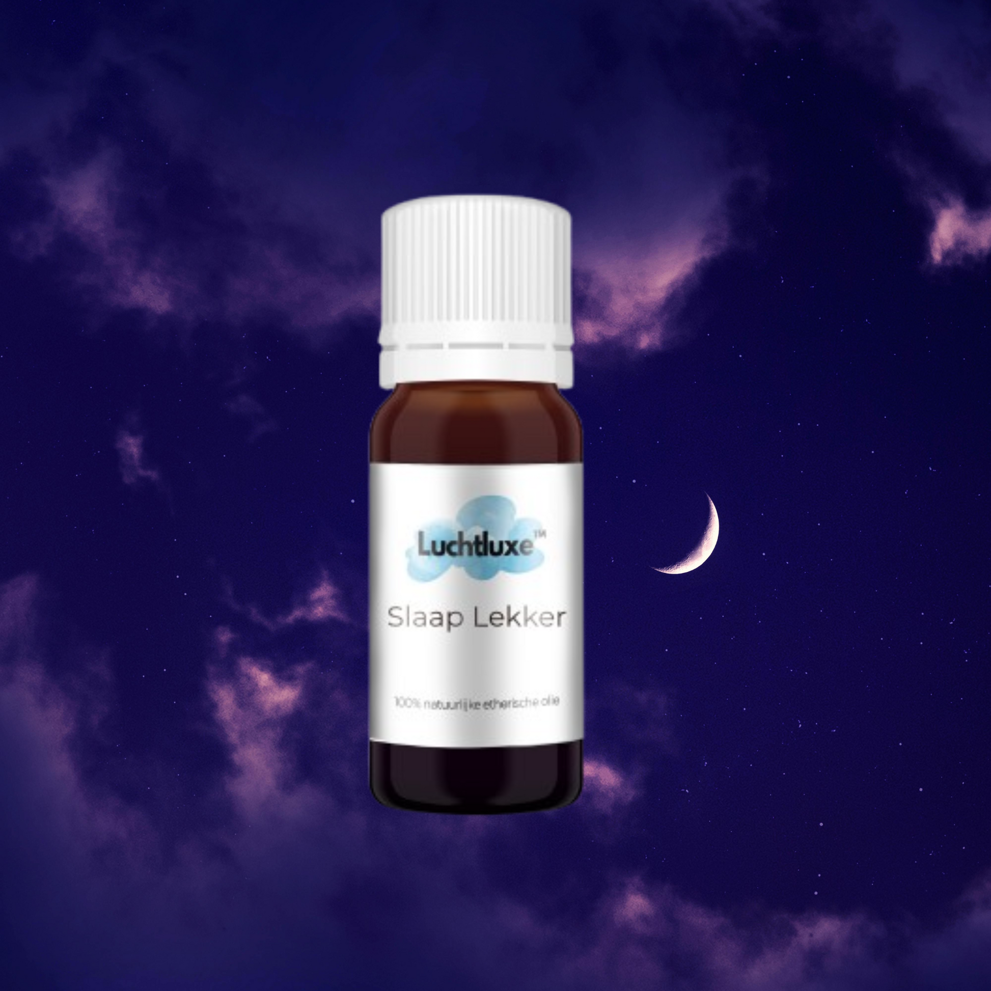 Een  flesje met etherische olie voor kinderen, geschikt voor gebruik in aroma diffusers, met een natuurlijke geur voor ontspanning en welzijn.